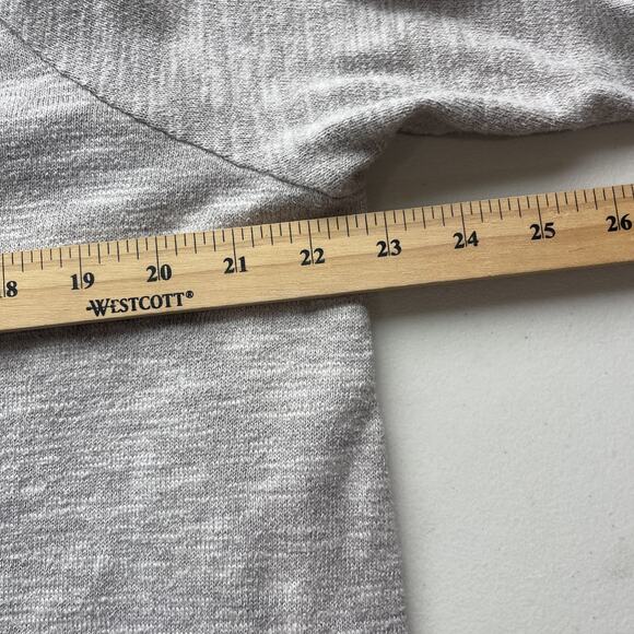 Pure J Jill Sz 1X Tunic Sweater Raglan Sleeve V-Neck Relaxed Cotton Slub Tan - Picture 6 of 9